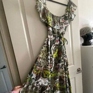100% Cotton Peridot Paisley Dress